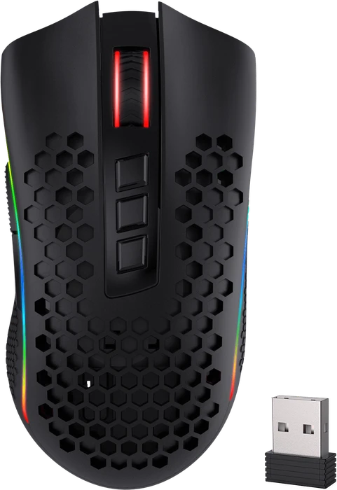 Redragon M808 Storm Pro Wireless schwarz, USB