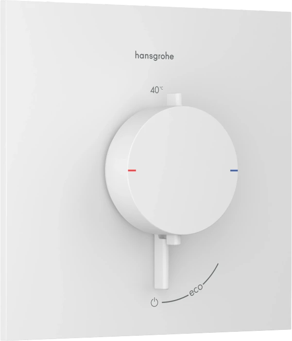 Hansgrohe Ecostat Comfort E Thermostat Unterputz für 1 Verbraucher mattweiß