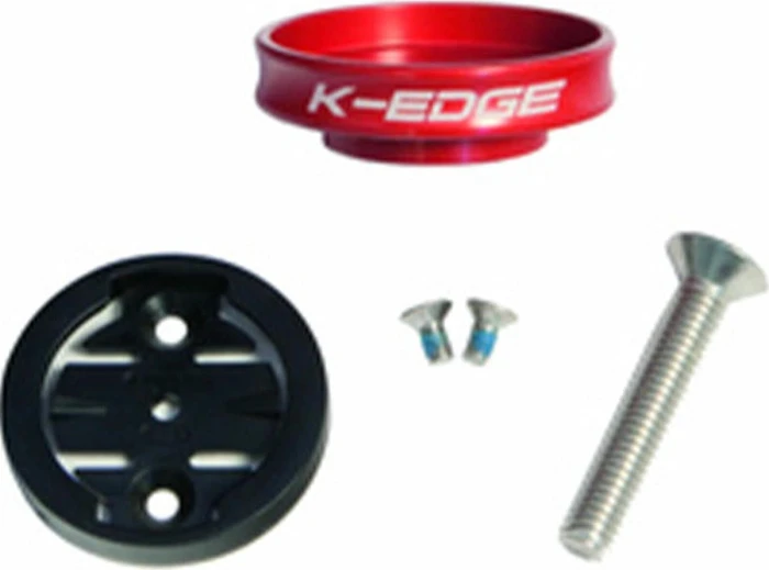 K-Edge Gravity Top Cap Mount Garmin Edge Fahrradcomputer Halterung schwarz