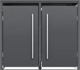 Westmann Pedura Mülltonnenbox 2x 240l anthrazit