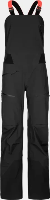 Ortovox 3L Deep Shell Bib Hose lang black raven (Damen)
