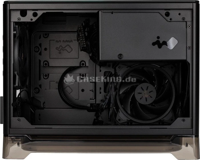 In Win A1 Plus, schwarz, Glasfenster, Mini-ITX, 650W