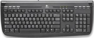 Logitech OEM Internet 350 Keyboard schwarz, USB