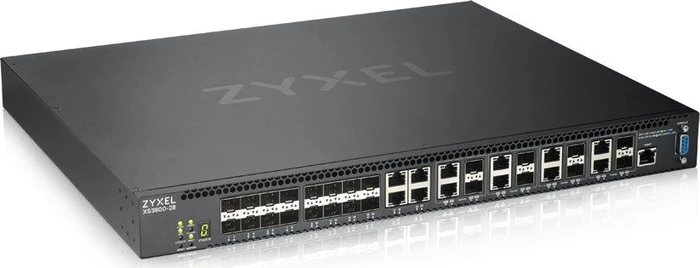 Zyxel XS3800 Rackmount 10G Managed Switch, 16x SFP+, 8x RJ-45/SFP+, 4x RJ-45