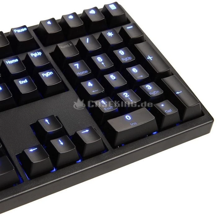 Ducky Zero DK2108SZ, LEDs blau, MX BLUE, USB, DE