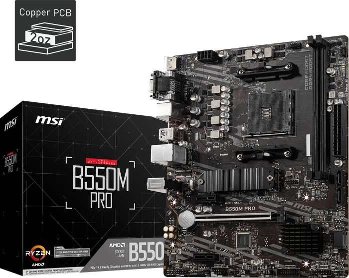 MSI B550M Pro (AMD AM4)