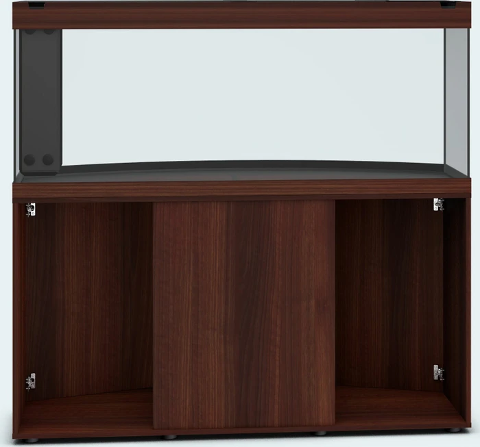 Juwel Vision 450 LED Aquarium-Set mit Unterschrank, dunkles Holz/dunkles Holz, 450l