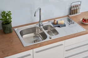 Respekta Miami 1000x500mm Einbau Becken reversibel edelstahl