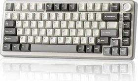 Yunzii B75 Pro, Grey, grau, Milk Switch, USB/Bluetooth, US
