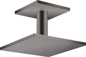 Hansgrohe Axor ShowerSolutions Kopfbrause 250/250 2jet mit Deckenanschluss brushed black chrome