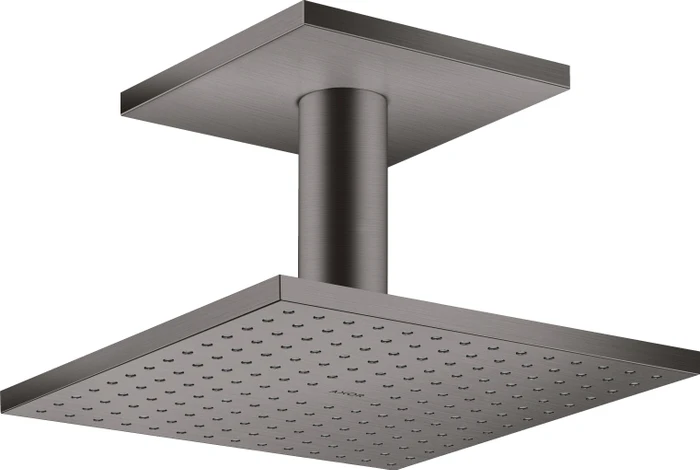 Hansgrohe Axor ShowerSolutions Kopfbrause 250/250 2jet mit Deckenanschluss brushed black chrome