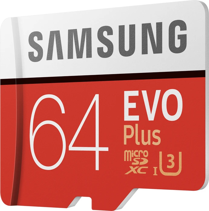 Samsung EVO Plus R100/W60 64GB Kit, UHS-I U3, Class 10