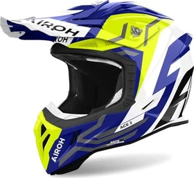 Airoh Aviator Ace 2 Ground gelb/blau/weiß
