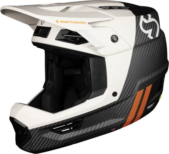 Sweet Protection Fixer Carbon 2Vi MIPS Fullface-Helm bronco white/carbon
