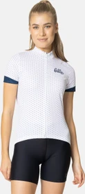 Odlo The Essential Print Trikot kurzarm black/paradise pink (Damen)