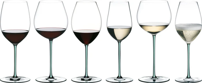 Riedel Fatto A Mano Champagner Weinglas mint
