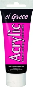 Kreul el Greco Acrylic Ink Acrylfarbe, fluoreszierendes pink, 75ml