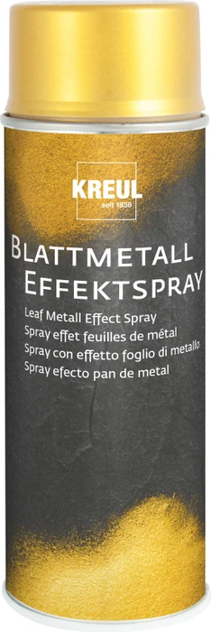 Kreul Sprühfarbe Blattmetall-Effekt, gold, 400ml (994400)