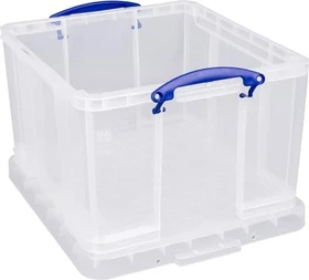 Really Useful Box Aufbewahrungsbox, 42l, transparent