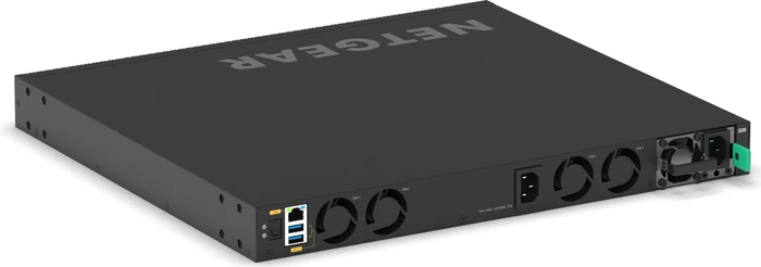 Netgear AVoIP M4350 Rackmount 10G Managed Switch, 24x RJ-45, 4x SFP28, 576W PoE+