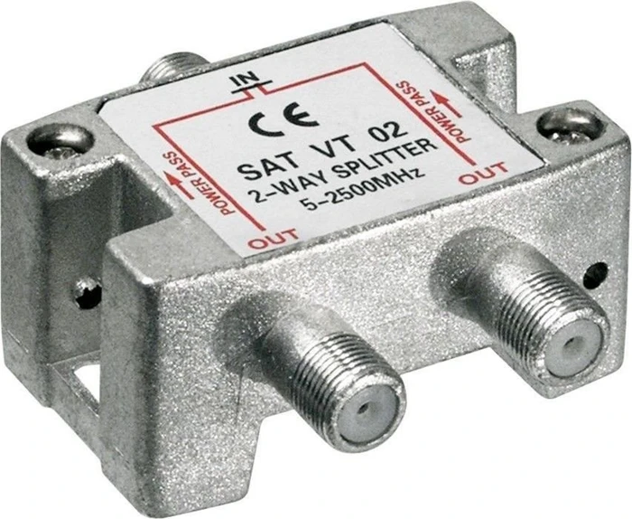 Wentronic Goobay SAT-Verteiler 2-fach