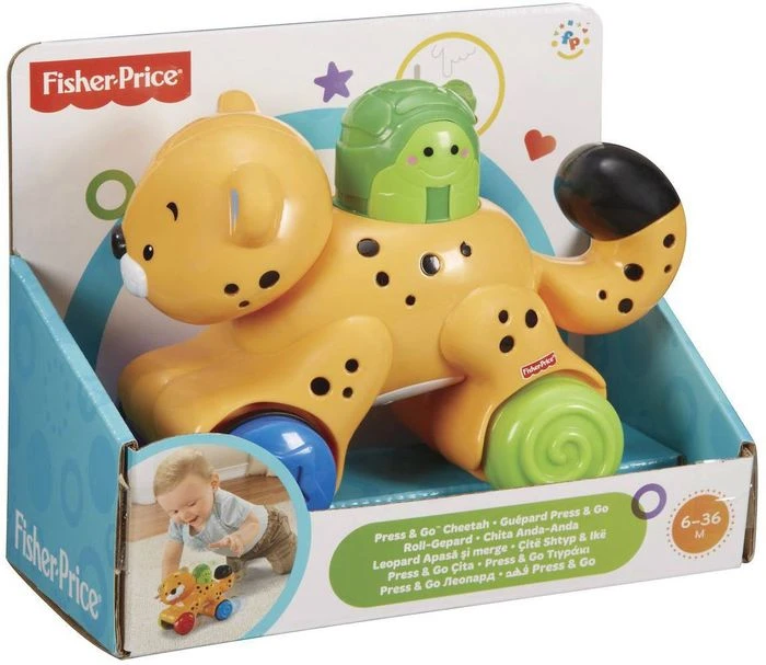 Mattel Fisher-Price Amazing Animals Press & Go Cheetah