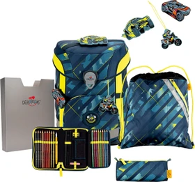 DerDieDas ErgoFlex Easy Speed Challenge Schultaschen-Set, 5-tlg.