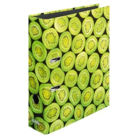 Herlitz maX.file Ordner 2-Ring mit Motiv, 80mm, A4, Kiwi