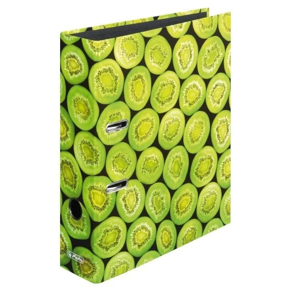 Herlitz maX.file Ordner 2-Ring mit Motiv, 80mm, A4, Kiwi