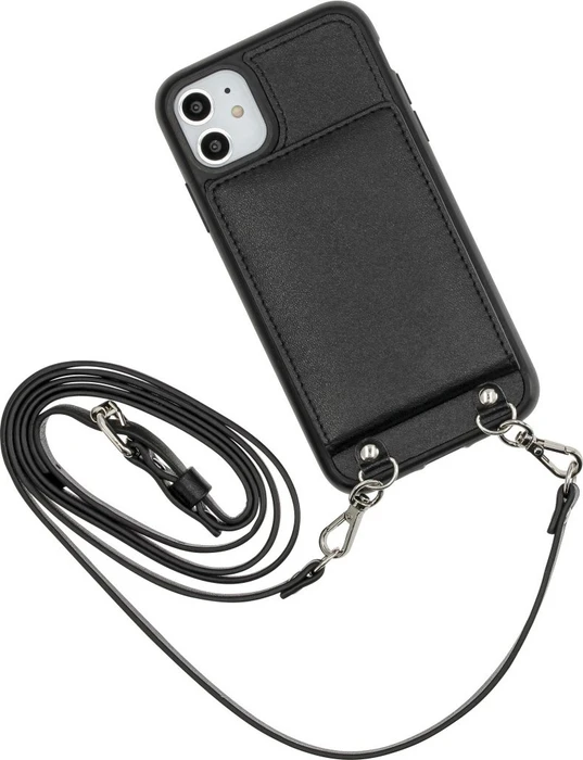 Hama Cross-Body-Cover Mirror für Apple iPhone 11 schwarz