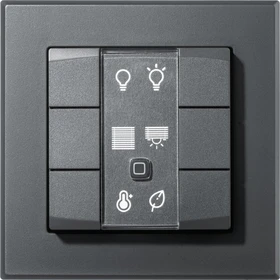 eQ-3 Homematic IP Wandtaster 6-fach anthrazit