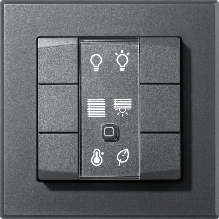 eQ-3 Homematic IP Wandtaster 6-fach anthrazit