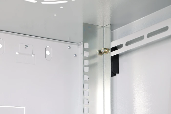 Digitus Dynamic-N Serie 19" Wandgehäuse 12HE, unmontiert, Sicherheitsglastür, IP2X, RAL 7035, 450mm tief