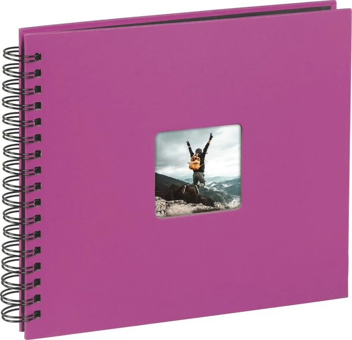 Hama Spiralalbum Fine Art 36x32 / 50 schwarze Seiten rosa