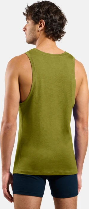 Odlo Natural Merino 160 Crew Funktionsshirt ärmellos guacamole (Herren)