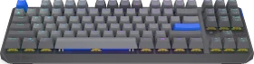 Endorfy Thock V2 TKL Wireless, PBT, grau, LEDs RGB, hot-swap, Endorfy YELLOW, USB/Bluetooth, US