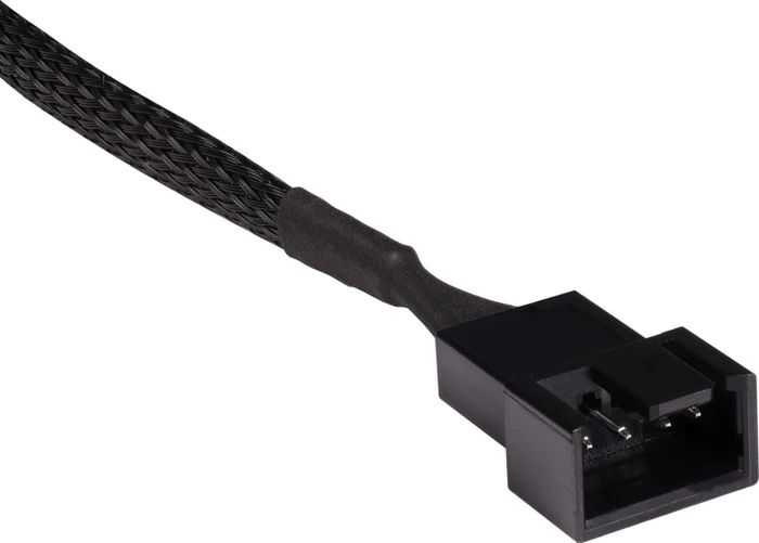 Alphacool 4-Pin Verlängerung, 60cm, schwarz