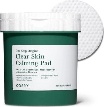 COSRX One Step Original Clear Skin Calming Pad, 100 Stück