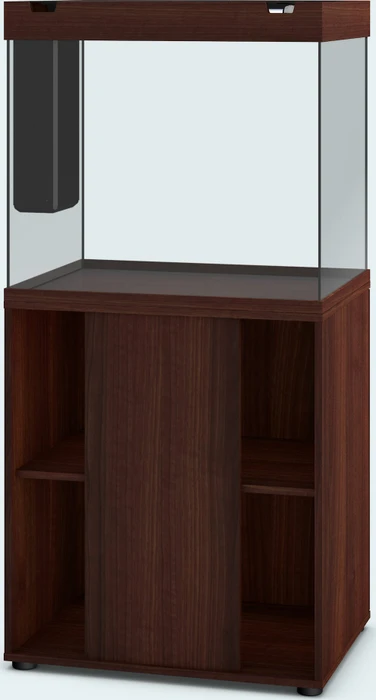 Juwel Lido 200 LED Aquarium-Set mit Unterschrank, dunkles Holz/dunkles Holz, 200l