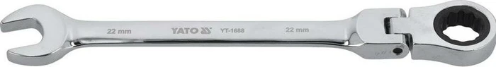 Yato YT-1674 Gelenk-Maul-Ringratschenschlüssel, 22x290mm