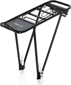 XLC Alu Hinterrad Gepäckträger schwarz matt