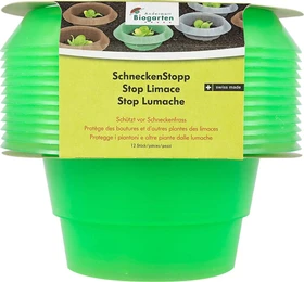 Andermatt Schneckenstopp PP Schneckenschutzring grün, 12 Stück