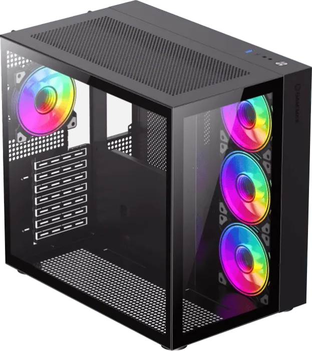 GameMax Infinity Black, Glasfenster