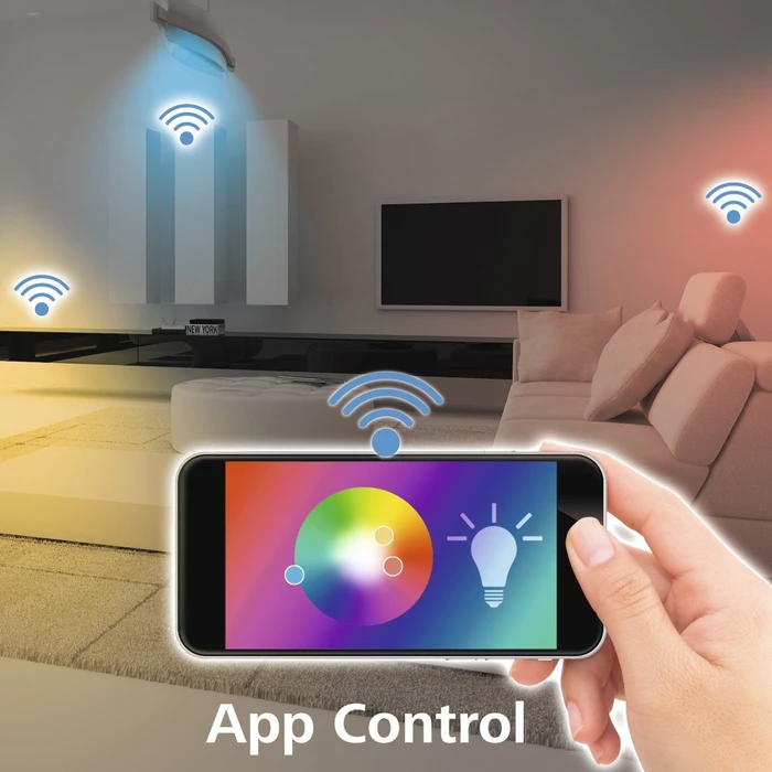 Hama WiFi LED Kerze 5.5W E14 RGBW