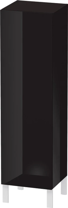 Duravit L-Cube Halbhochschrank 400 x 363 x 1320 mm schwarz hochglanz