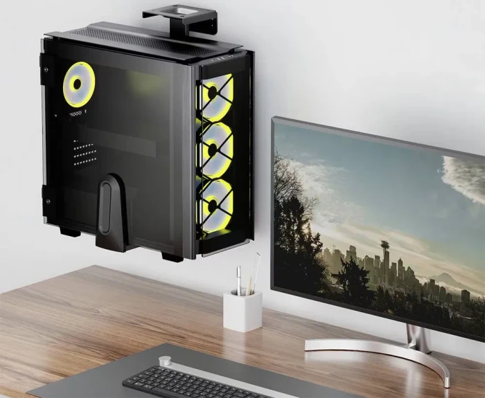 LogiLink Untertisch PC-Halterung, schwarz