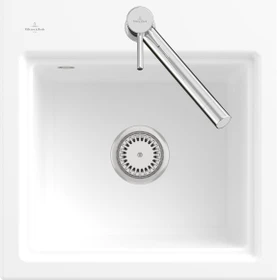 Villeroy & Boch Subway Style 50 S Einbau Becken mittig stone white