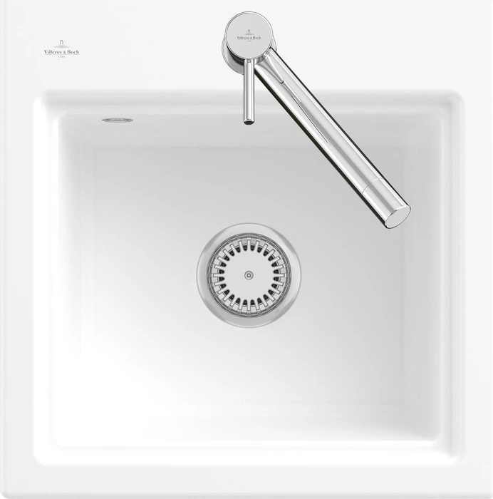 Villeroy & Boch Subway Style 50 S Einbau Becken mittig stone white