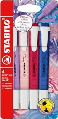 STABILO swing cool natureCOLORS Wildflower sortiert, 4er-Set