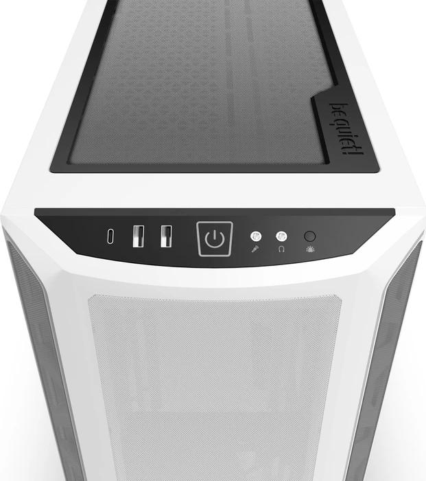 be quiet! Shadow Base 800 DX White, weiß, Glasfenster, schallgedämmt